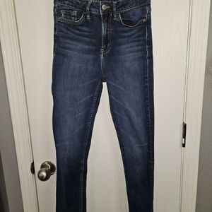 Calvin Klein Jeans Womens High Waist Ankle Skinny Blue Jeans Size 26